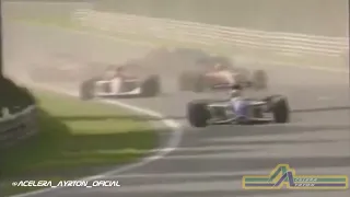 Ayrton Senna salva vida de Erik Comas GP F1 Bélgica 1992 treinos livres.