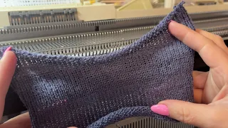 ❓How to knit Neckline on the knitting machine🧶