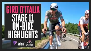 Giro d'Italia 2022: Stage 11 On-Bike Highlights