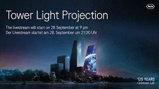 125 Years of Roche - Tower Light Projection Livestream