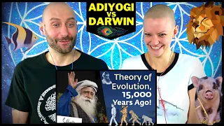 Theory of Evolution - ADIYOGI vs CHARLES DARWIN | Sadhguru REACTION | Sadhguru on VEDIC SCIENCE