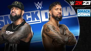 Jey Uso Vs Jimmy Uso - Summerslam 2023 backlash on WWE 2K23