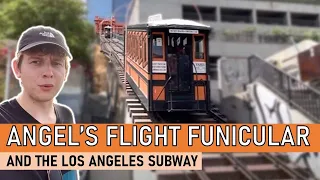 Angel’s Flight, the HISTORIC Funicular in Los Angeles | Riding the LA Subway & Visiting Little Tokyo