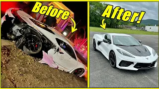 Wrecked To Rebuilt Corvette C8!