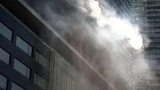 WATCH | Crews fight to extinguish fire in Toronto condo