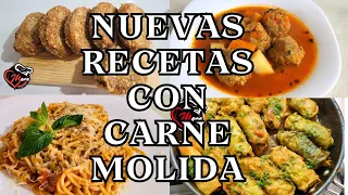 5 RECETAS FÁCILES CON CARNE MOLIDA #parati#viral