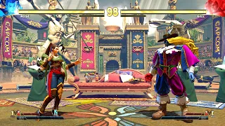 Rose vs Gill (Hardest AI) - Street Fighter V (PS5 4K 60FPS)