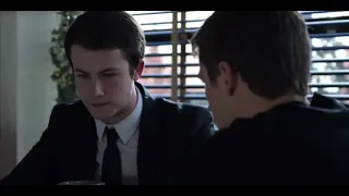 13 reasons why 2x13 - Clay asks Justin about being adopted