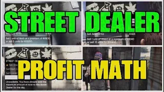 GTA 5 Onine : Street Dealer guide on profits and sale prices.