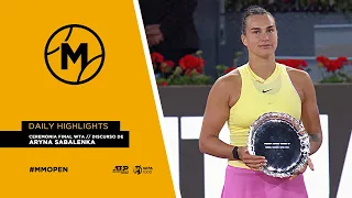 CEREMONIA Final WTA // discurso de Aryna Sabalenka // MUTUA MADRID OPEN 2024