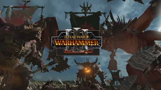 Warhammer 3 Total War - Beastmen vs Khorne - Land Battle