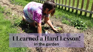 Learning a Hard Lesson in the Garden | Garden Tour | Planting Tomatoes and Peppers