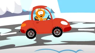 Kitty and the Magic Garage  - Snow mountain   - cars cartoons