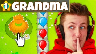 Can My GRANDMA Beat Bloons?!