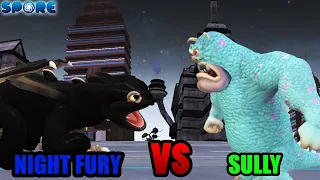 Night Fury vs Sully | Night Fury Rampage [S1E3] | SPORE