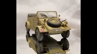 VW Type 82 Kubelwagen by Italeri Part 2: Painting and Weathering