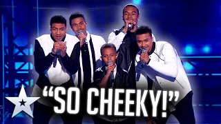 The SAKYI FIVE might be the CHEEKIEST act of all time! | Live Shows | BGT Series 9