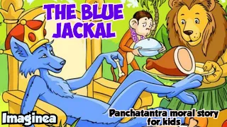 The Blue Jackal | English cartoon | Panchatantra moral story for kids | Imaginea