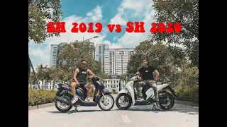 [TAK CAR] So sánh Honda SH 2019 và SH 2020 ,  QUÁ ĐAU ĐẦU !!!
