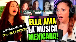 VALENTINA the RUSSIAN who sings MEXICAN music GOES VIRAL! Vocal coach REACTION & ANALYSIS