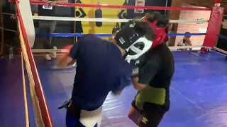 sparring Otman vs Nacho