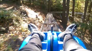 Thunderbolt Mountain Coaster POV - Berkshire East Resort - Charlemont MA 10/15/16