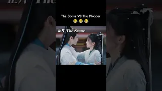 Scene VS Blooper of Leo Luo and Bai Lu! #TillTheEndofTheMoon #长月烬明 #罗云熙 #白鹿 #Shorts