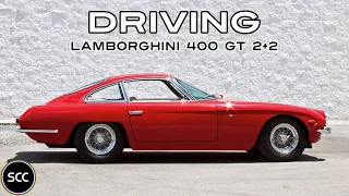 LAMBORGHINI 400GT | 400 GT 2+2 1968 - Test drive in top gear - V12 Engine sound | SCC TV