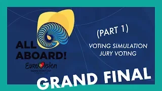 Eurovision 2018 - Voting Simulation - Jury Voting - Part 1