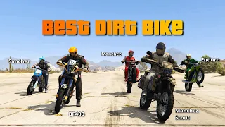 GTA V which is best dirt bike | Manchez Scout BF400 Enduro Sanchez