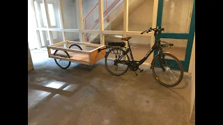 Bike Trailer . Homemade Bike Trailer #bike #bikecamp #biketrailer #howtobuild #bicycle