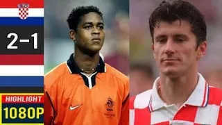 Croatia 2-1 Netherlands world cup 1998 | Full highlight | 1080p HD | Suker | Bergkamp | Boban