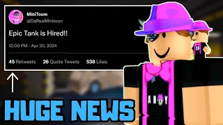 HUGE PIGGY NEWS.. | PIGGY UPDATED + EPIC TANK HIRED 📰