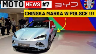 BYD CHIŃSKA MARKA WCHODZI DO POLSKI - MOTO NEWS