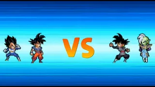 Power Warriors 11.0  Goku e Vegeta Vs Goku Black e Zamasu / Free Batle #19