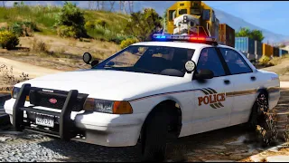 GTA 5- LSPDFR Police Mod | Go Loco Railroad Police|| TASER DEPLOYED!