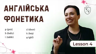 English phonetics. Lesson 4. Звуки /р/, /b/, /t/ , /d/, /k/, /g/