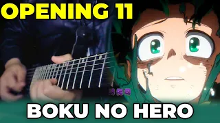 How to play Boku no Hero Academia - Opening 11 Guitar cover by Igyman Desu