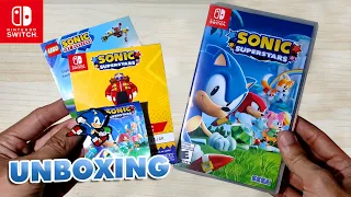 Unboxing SONIC SUPERSTARS - Nintendo Switch | Bonus DLC Lego Eggman