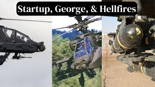 DCS World | Apache Startup, George A.I. Usage, & Hellfire Killing Guide In 4K 60FPS UHD #Apache