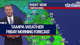 Tampa weather | Friday morning forecast