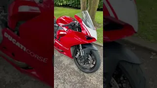 Ducati Panigale V2 Austin racing exhaust 🔥