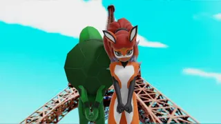 Rena Rouge And Carapace Blood Pop MMD