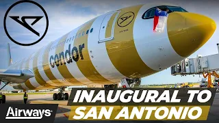 On Board Condor's First A330neo to San Antonio | #Exclusive