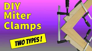 Splined Miter Joint - Shop Made Clamping Jigs