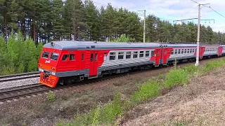 ЭТ2М-134 сообщением Лодейное Поле - Волховстрой по неправильному пути.