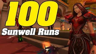 I Farmed Sunwell 100 TIMES! How Much Gold Did I Make?