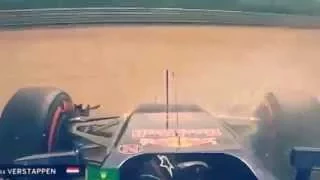 Formula 1 British GP 2015 Max Verstappen Crash