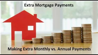 Extra Mortgage Payments - Monthly vs. Annually