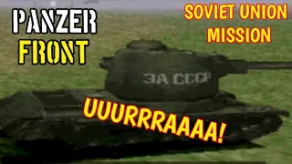 PANZER FRONT | UNI SOVIET MISSION | NO COMMENTARY GAMEPLAY #ps1 #ww2games #unisoviet